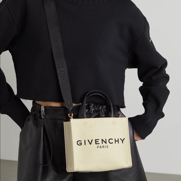 ❌❌SOLD NWT Givenchy G-Tote Mini Coated Canvas Tote Bag - Picture 9 of 9